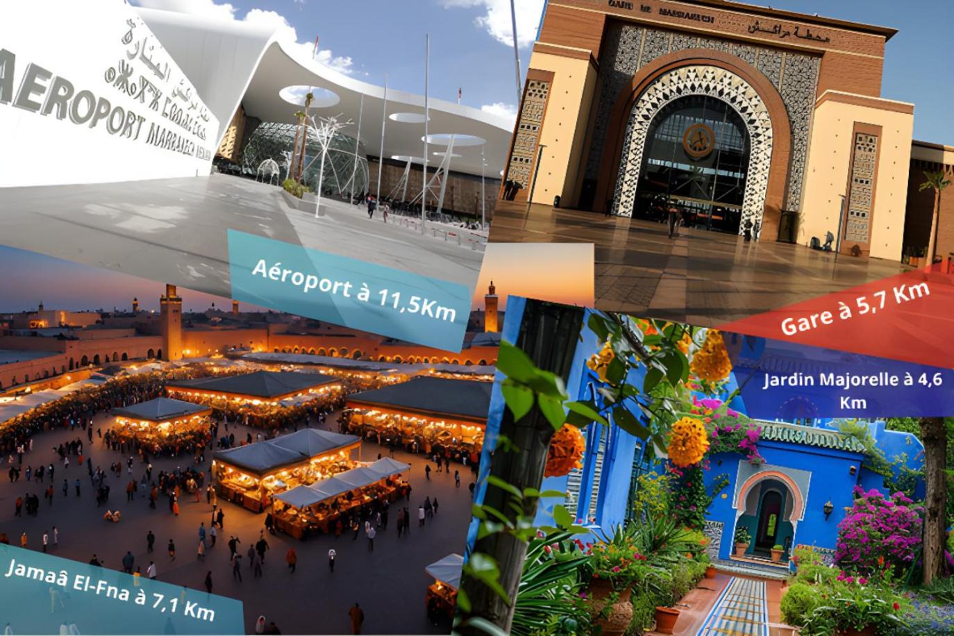 Appartement Renove Avec Style Et Parking Surveille Marrakesh Bagian luar foto