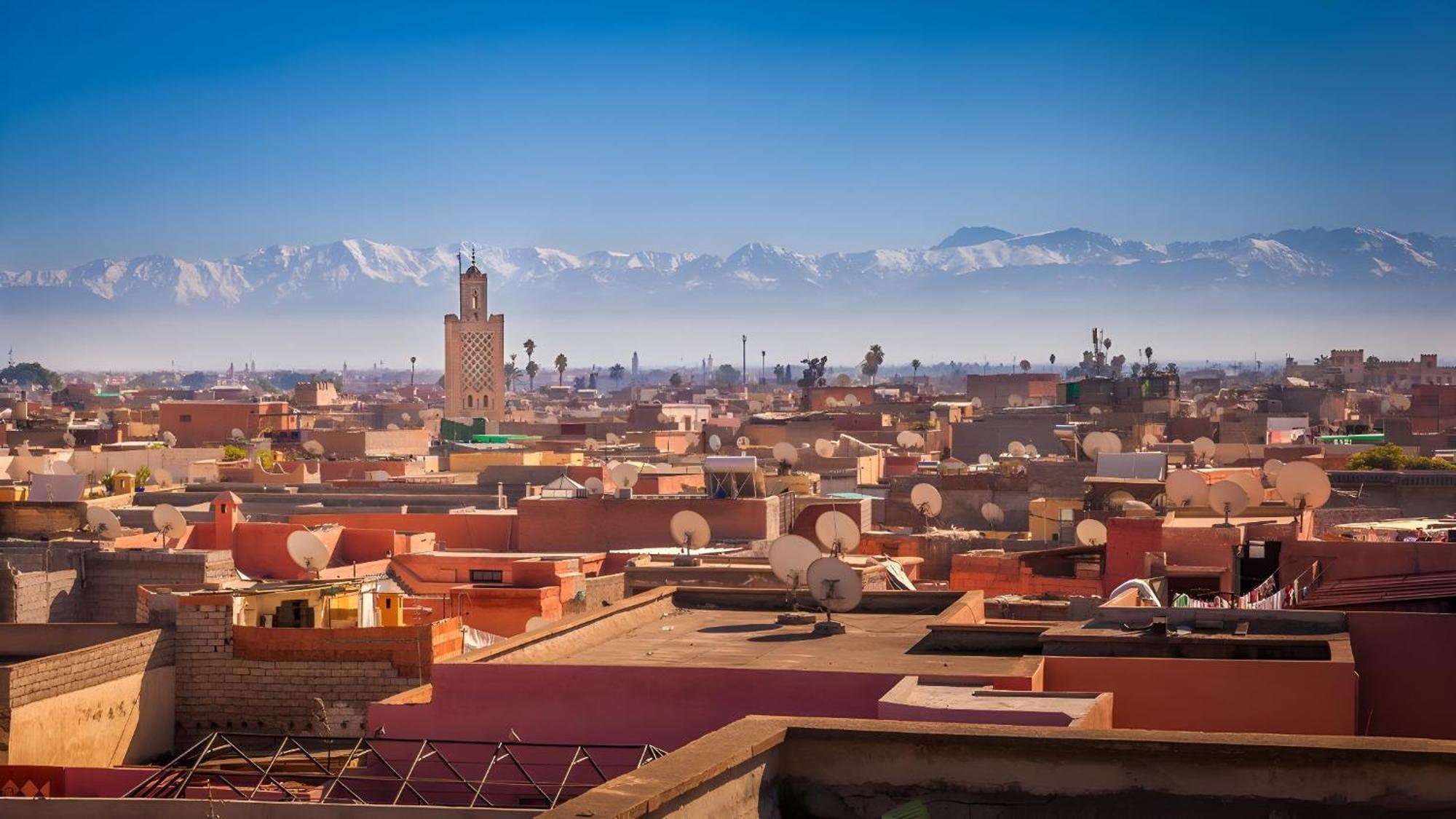 Appartement Renove Avec Style Et Parking Surveille Marrakesh Bagian luar foto